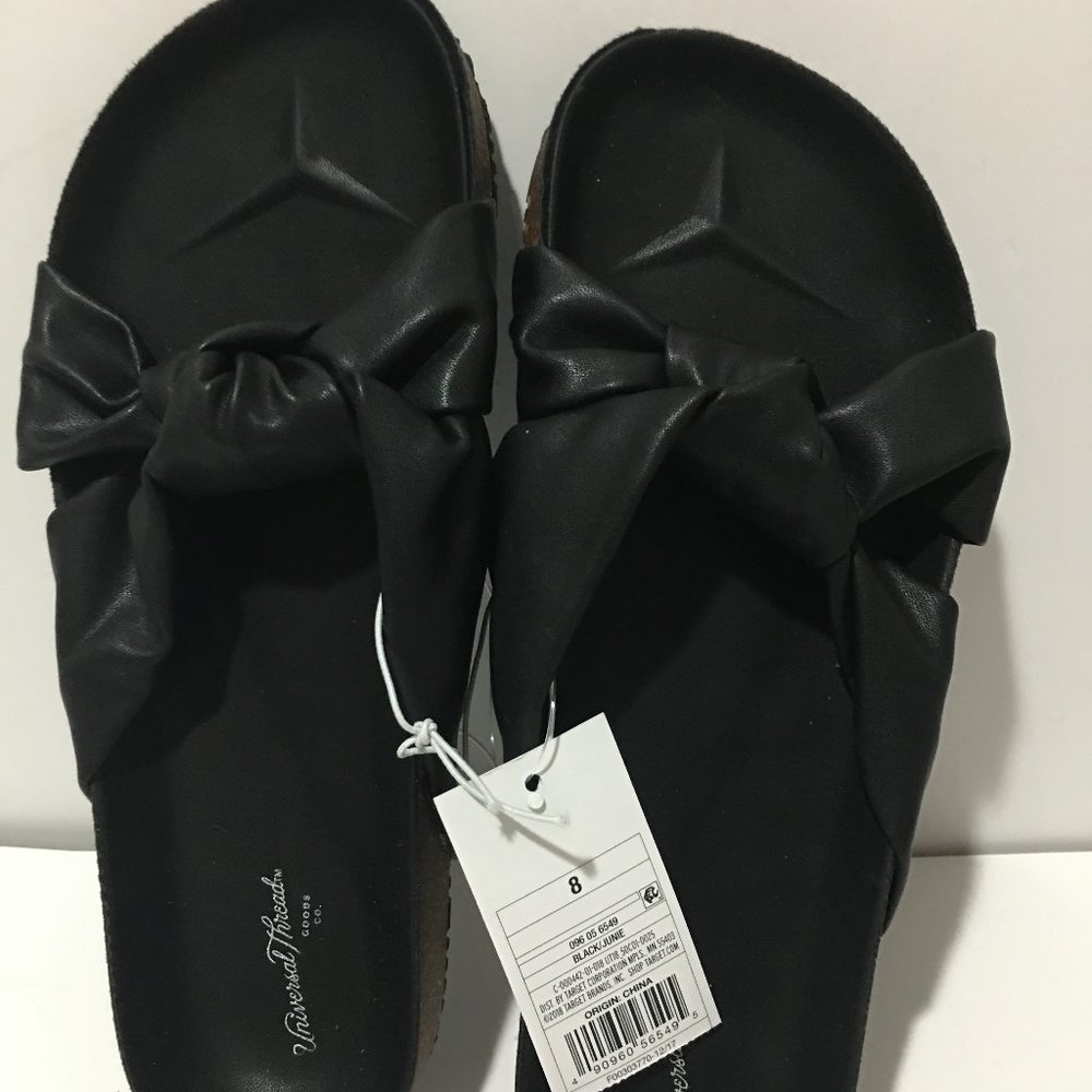 Universal Thread Women's Junie Knotted Footed Sandals Size - 8 NWT!!